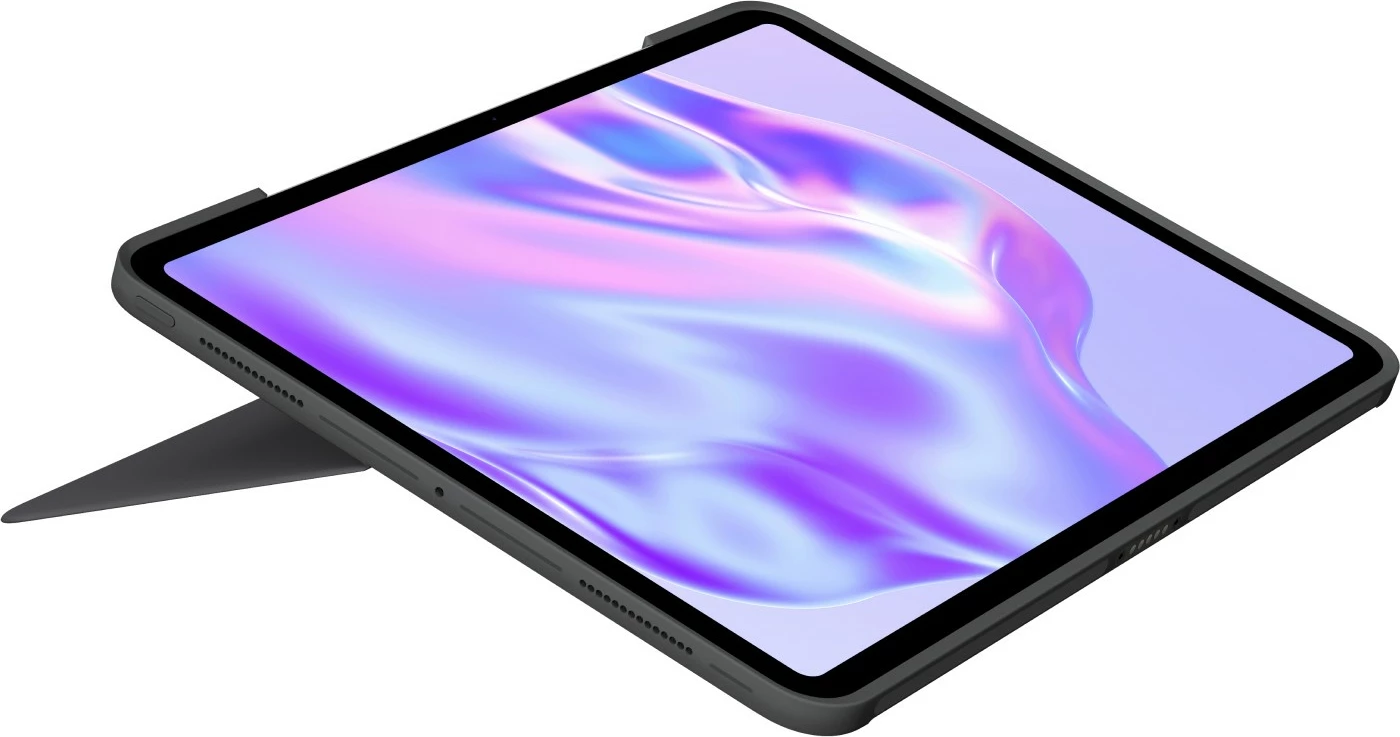 Tastierë me mbështjellës Logitech Combo Touch për iPad Pro 13 M4, QWERTZ, trackpad, grafit