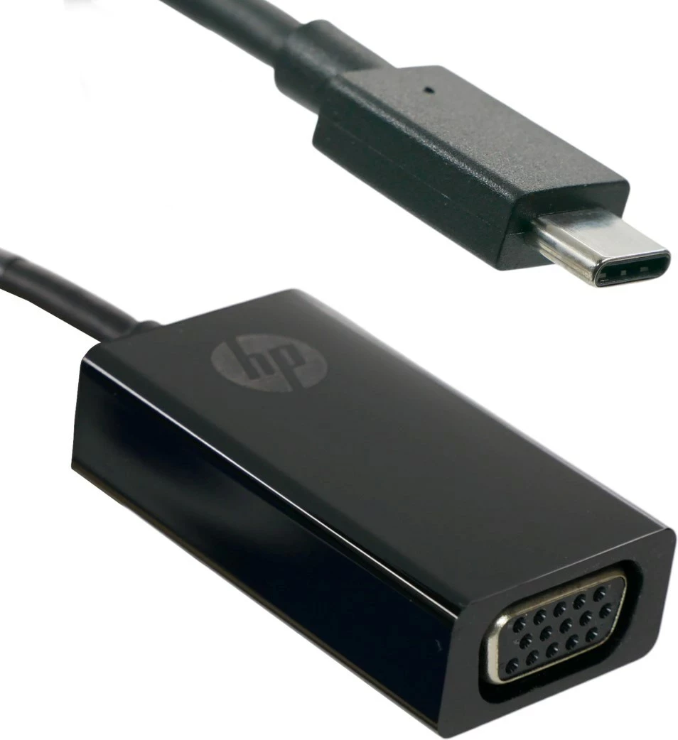 Adapter kabllo Lenovo USB-C në VGA, i zi