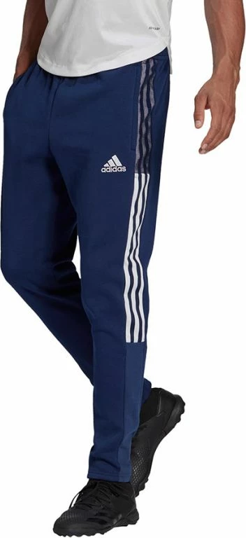 Pantallona sportive adidas për meshkuj, blu marin