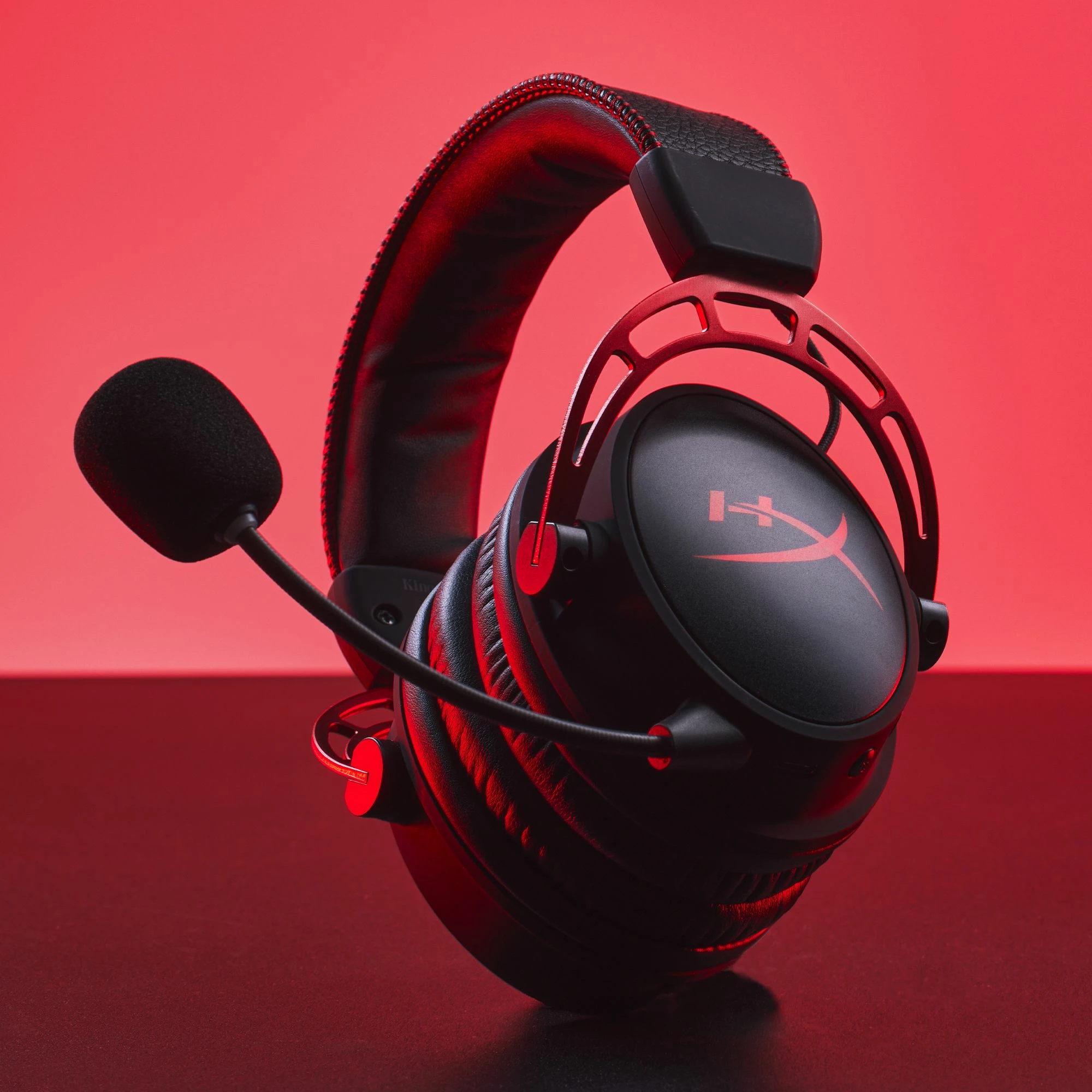 Kufje gaming wireless HyperX Cloud Alpha Wireless (4P5D4AA), bateri 300 orë, mikrofon i shkëputshëm, DTS HeadphoneX, kuqe