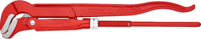 Çelës tubash Knipex 83 30 015, çelik inox, 420mm, e kuqe