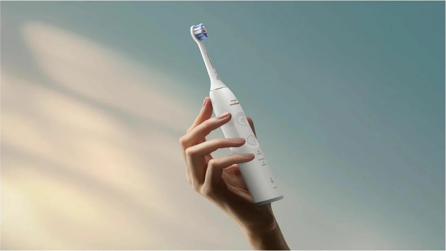 Furçë dhëmbësh sonike Philips Sonicare 6500 HX7410/02, e bardhë