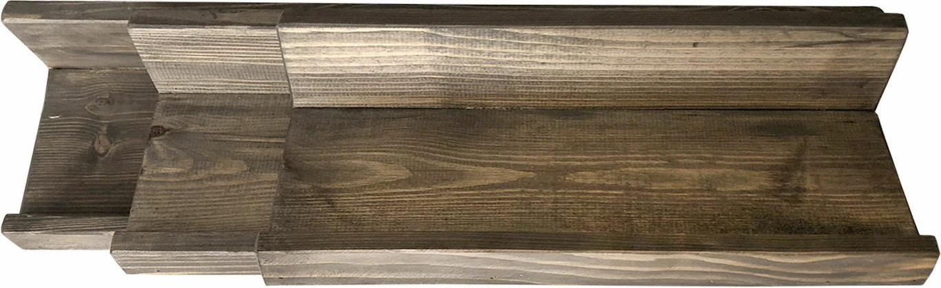 Raf muri Hanah Home, set prej 3 copash, ngjyrë arre, Raf118