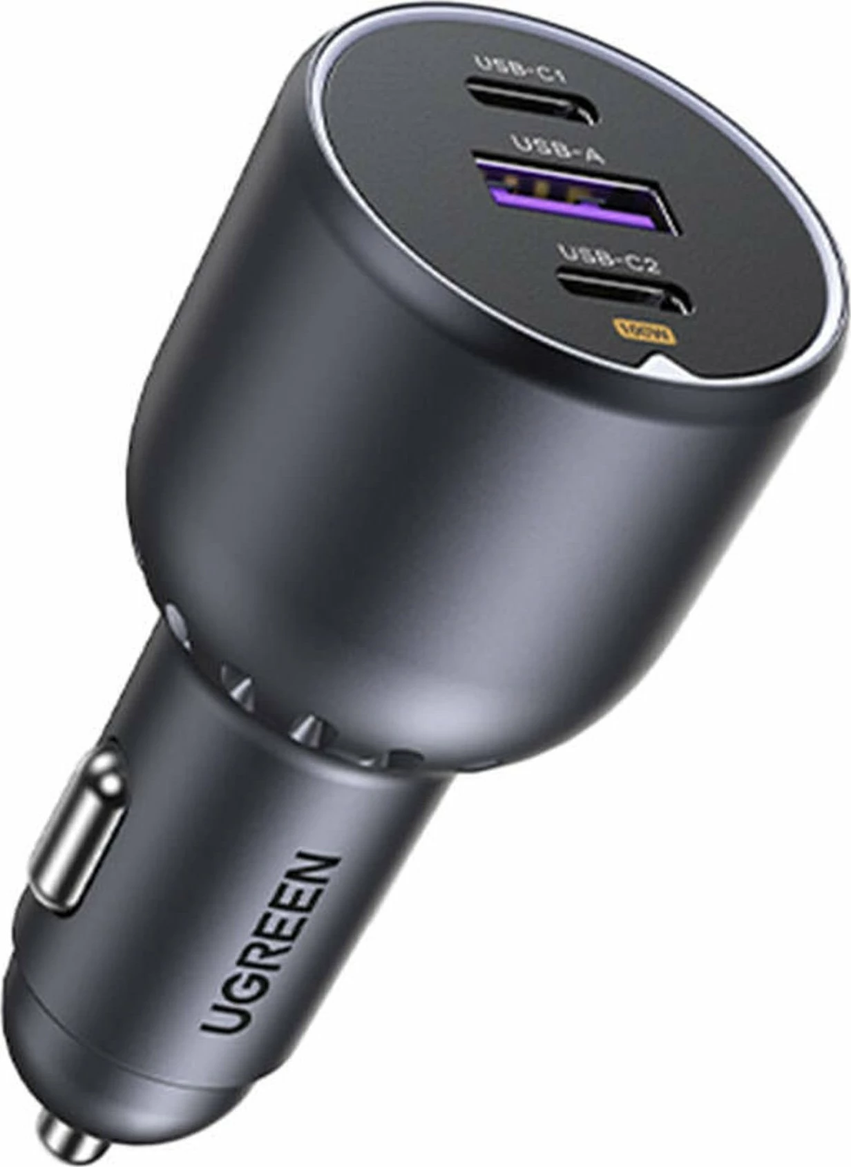 Karikues veture Ugreen EC705 130W, 2x USB-C + 1x USB-A, fast charging, i zi