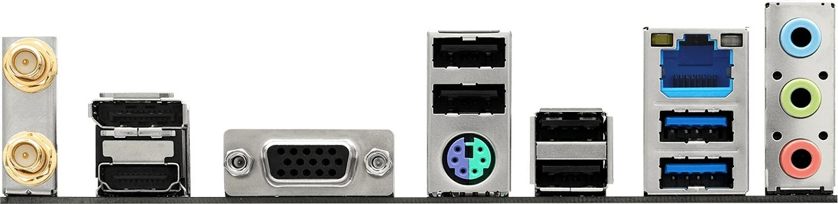 Pllakë amë ASRock H810M-X WIFI, micro ATX, Socket 1851, Wi-Fi, e zezë