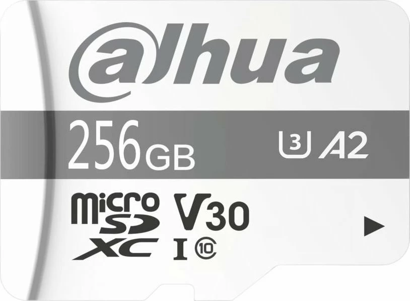 Kartelë memorje MicroSDXC Dahua TF-P100 256GB Class 10 UHS-I U3 A1 V30 (TF-P100-256G)