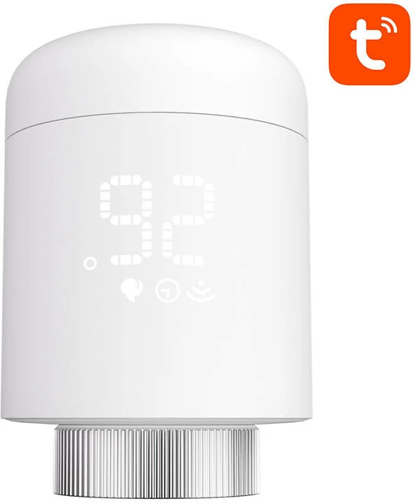 Kokë termostatike smart Avatto TRV16 Zigbee Tuya, e bardhë