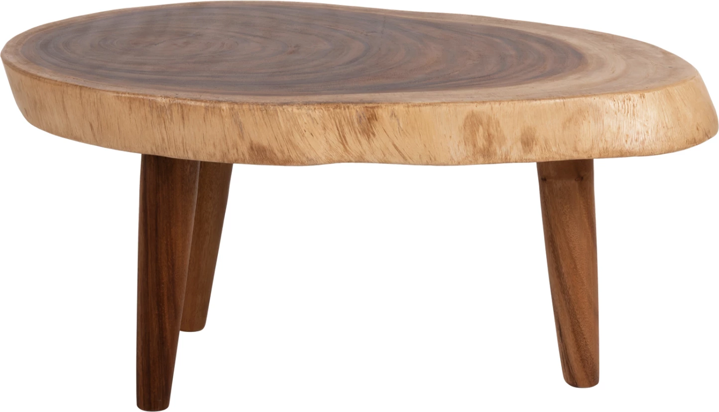 Tavolinë kafeje DOMPU FH9631 dru i fortë Suar 8cm sipërfaqe 60x94x46Hcm