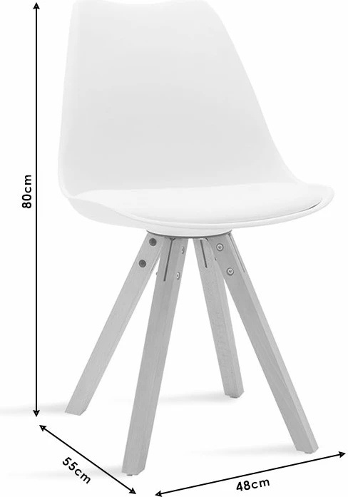 Set tavoline me karrige për ngrënie, 5 pjesë, Natali-Caron, MDF, ngjyrë e zezë-natyrale, 120x80x76cm