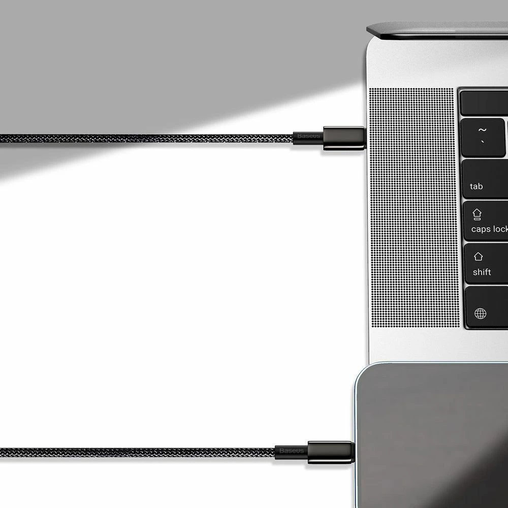 Kabllo Baseus USB-C në Lightning 2 m 20W 6953156232044 e zezë (1 copë)