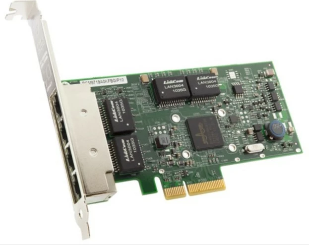 Kartelë rrjeti Broadcom BCM5719-4P, PCI Express, 4 porta, Gigabit Ethernet