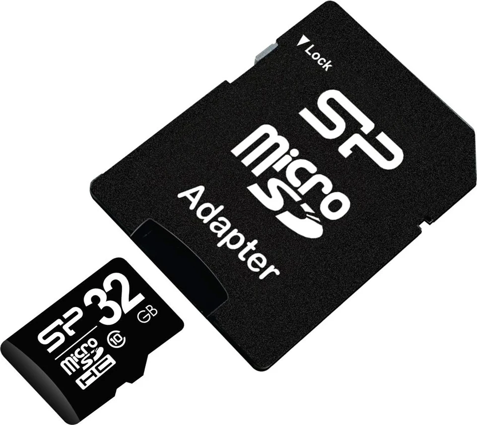 Kartë memorie Silicon Power MicroSDHC, 32GB, e zezë