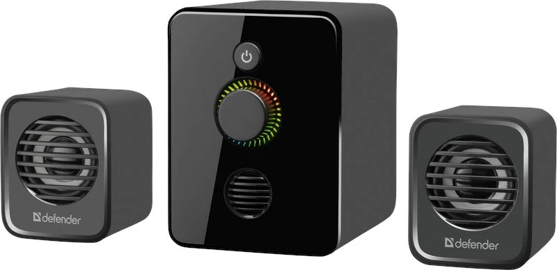 Bokse Defender V12, 11W, USB, Të zeza