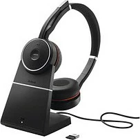 Kufje Jabra Evolve 75 SE, UC Stereo, me Stacion Ngarkimi, Wired & Wireless, Thirrje/Muzikë, 20 - 20000 Hz, 177 g, Të Zeza
