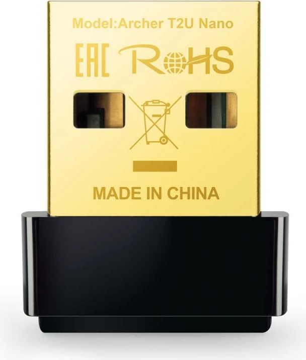 Adapter Wi-Fi USB, TP-Link Archer T2U Nano, AC600 dual-band 200/433 Mbps, nano, e zi