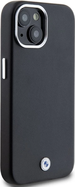 Mbështjellës BMW Signature Wrapped Metal MagSafe për iPhone 15 Plus / 14 Plus, i zi