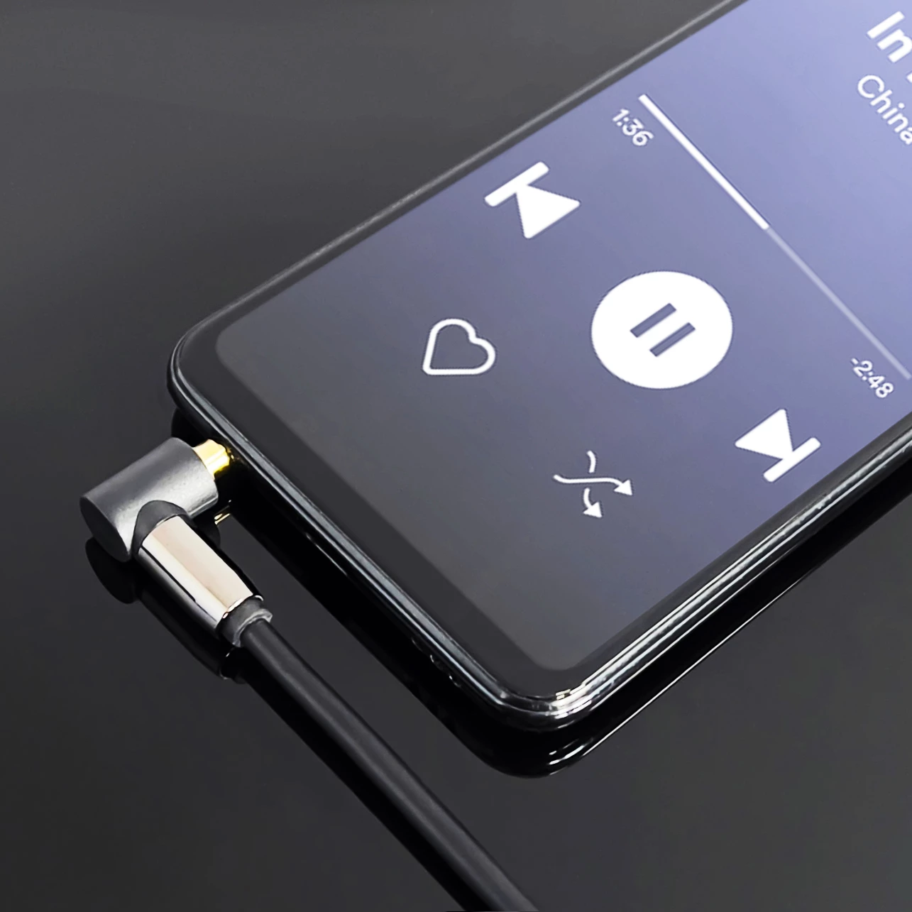 Kabllo AUX Wozinsky WACSAB-2M, mini jack 3.5 mm mashkull-mashkull, 2 m, e zezë