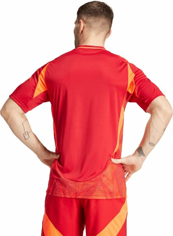 Fanellë për meshkuj adidas, e kuqe dhe portokalli
