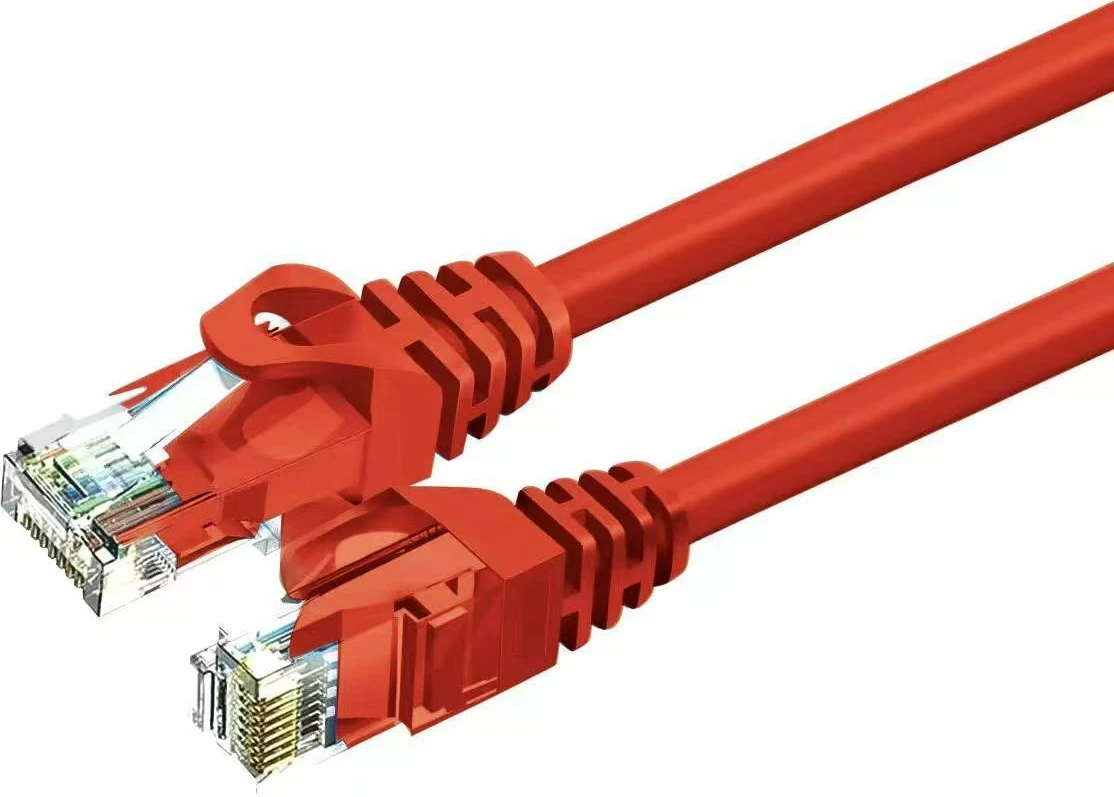 Kabllo rrjeti Ethernet ZOY ZCR025R Cat 6 UTP CCA 0.25 m, e kuqe