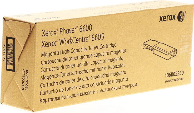 Toner, Xerox 106R02230 kapacitet i lartë 6000 faqe XL, magenta