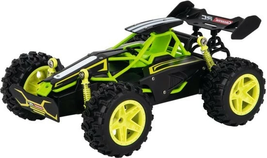 Makina me telekomandë Carrera RC Lime Buggy, 23 cm, e zezë dhe e gjelbër