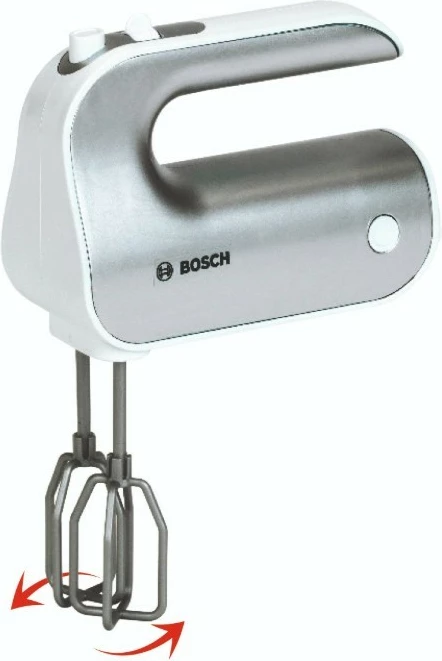 Mikser lodër dore, Klein Bosch, 9240, me rrahëse rrotulluese, me bateri AA, argjendtë