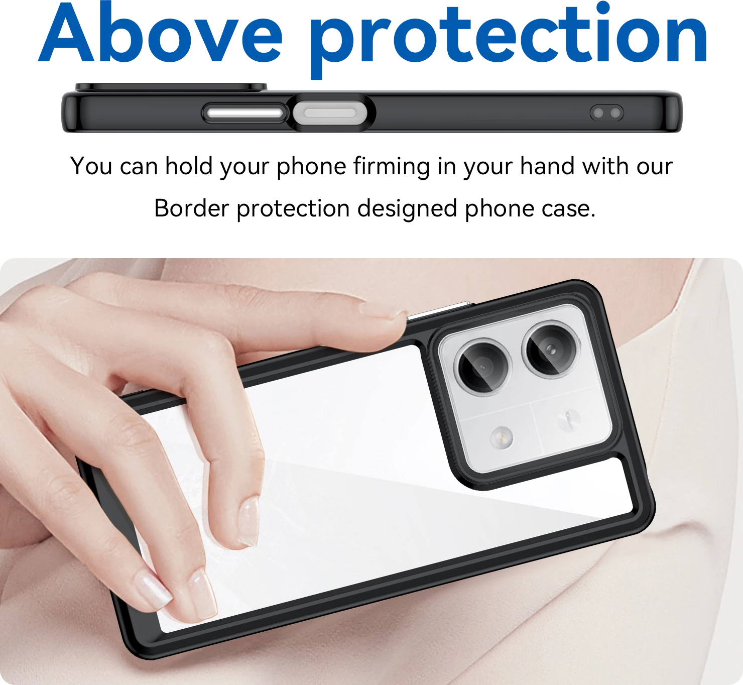 Mbështjellës Hurtel Outer Space për Xiaomi Redmi Note 13 Pro, i zi