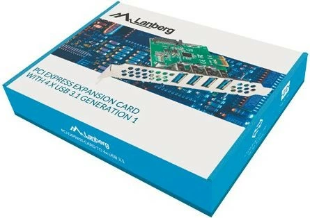 Kartë zgjerimi Lanberg PCE-US3-004, 4x USB 3.0, PCI Express, me portë SATA
