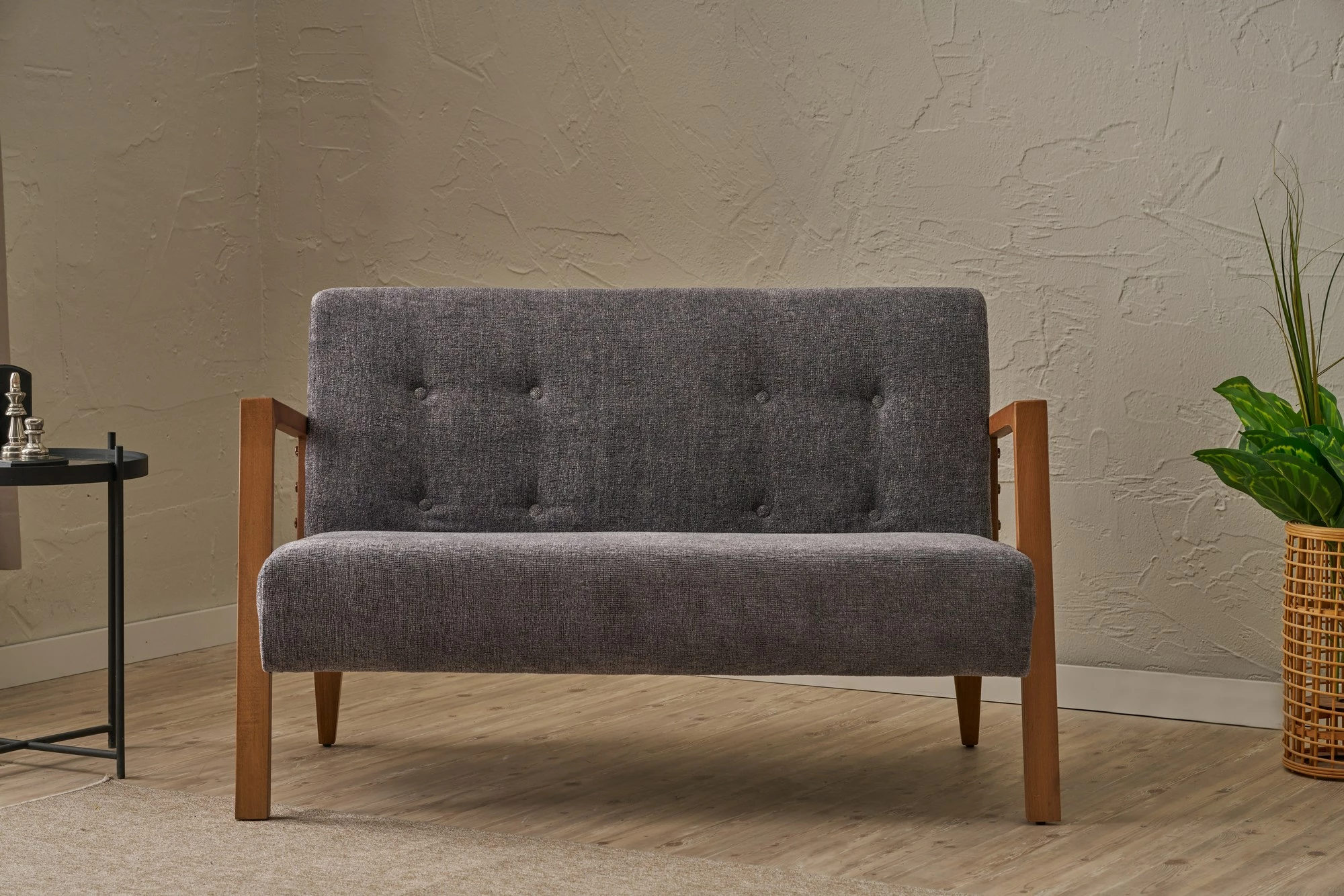 Divan dy-vendësh Atelier del Sofa, ngjyrë gri, Kemer