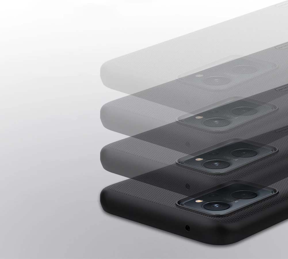 Mbështjellës Nillkin Super Frosted Shield për Realme 9i, i zi