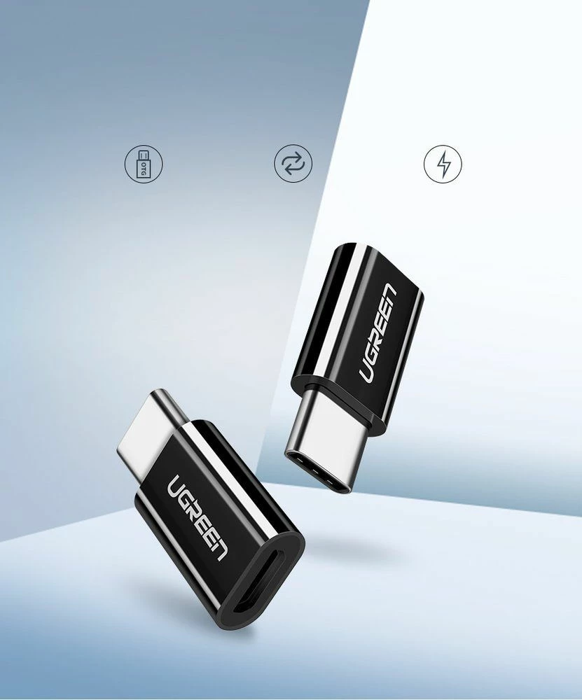 Adapter USB-C–MicroUSB Ugreen USB 3.0, i zi