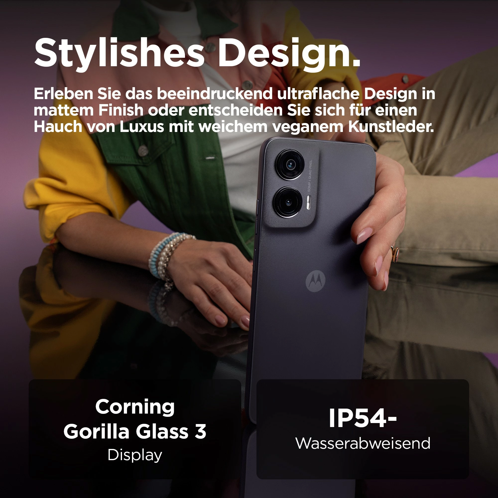 Celular Motorola moto g35 5G, 4 GB, 128 GB, 50 MP, Android 14, Ngjyrë e zezë