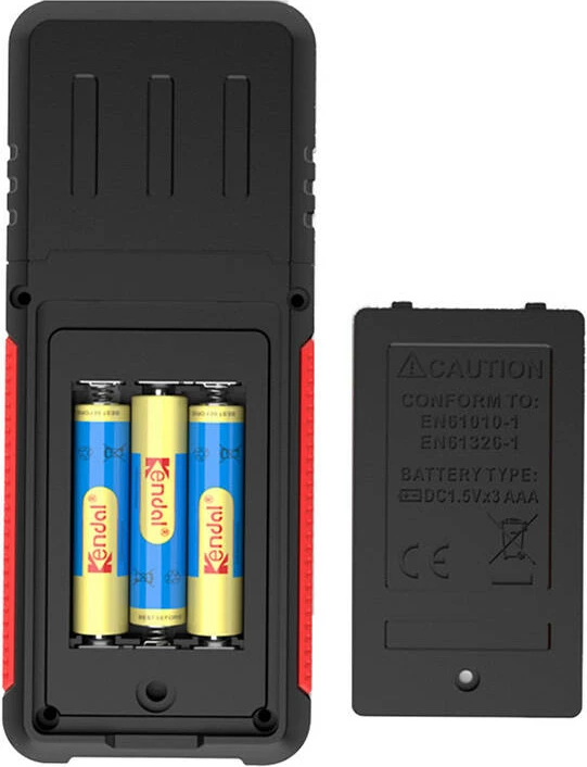 Matës lagështie Habotest HT633 për dru dhe materiale të tjera, i zi