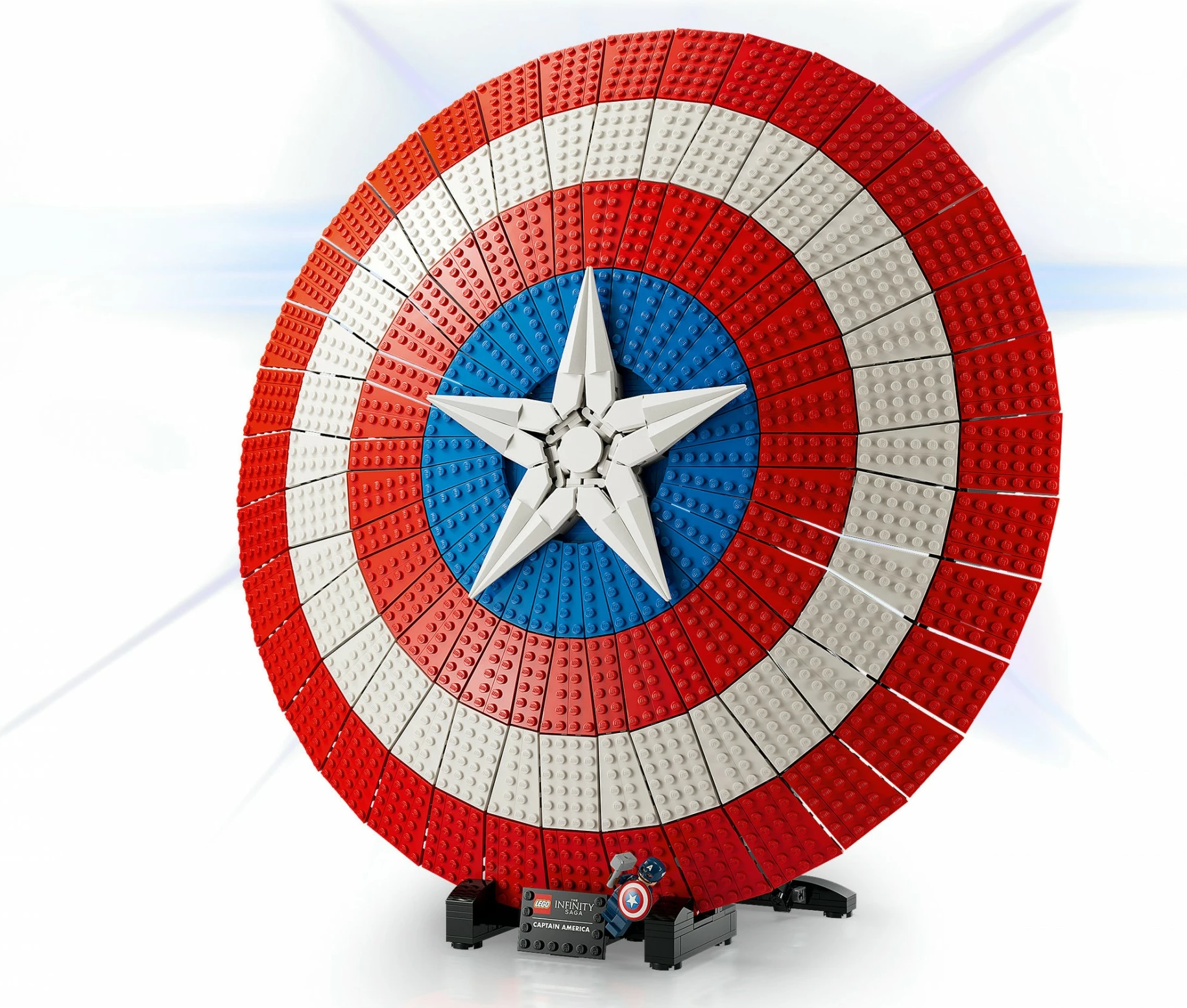 Set ndërtimi LEGO Marvel Super Heroes Captain America's Shield, 3128 pjesë, Multikolor