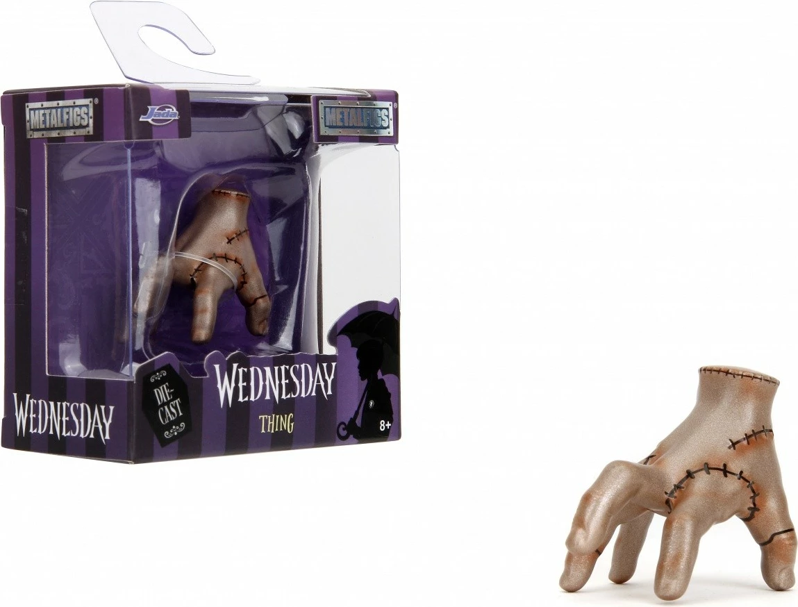 Figurë metalike JADA TOYS Wednesday, 6.5 cm, 4 lloje të ndryshme