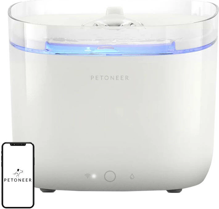 Burim uji për kafshë shtëpiake Petoneer Fresco Mini Pro, 1.9L, i bardhë