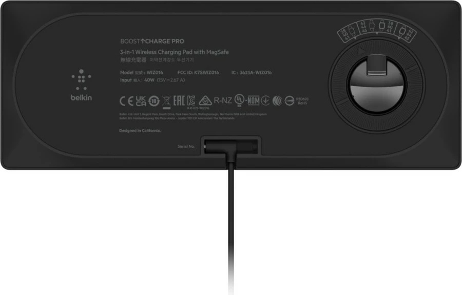 Karikues wireless Belkin BOOST↑CHARGE PRO, i brendshëm, ngjyrë e zezë