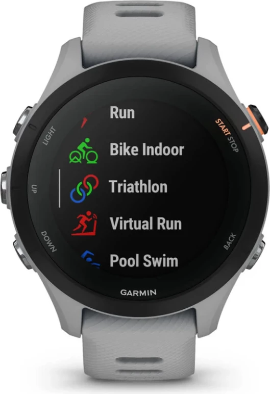 Smartwatch Garmin Forerunner® 255S Music, Powder Grey, 41 mm