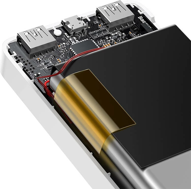 Powerbank Baseus Bipow 30000mAh, 15W, e bardhë