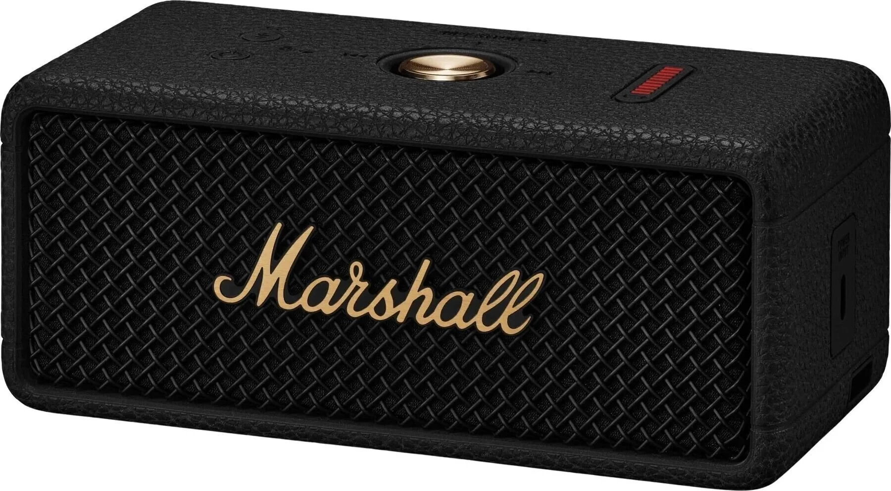 Altoparlant portativ Marshall Emberton III 32+ orë, Bluetooth 5.3, IP67, 360° sound, mikrofon, USB-C, i zi dhe bronz