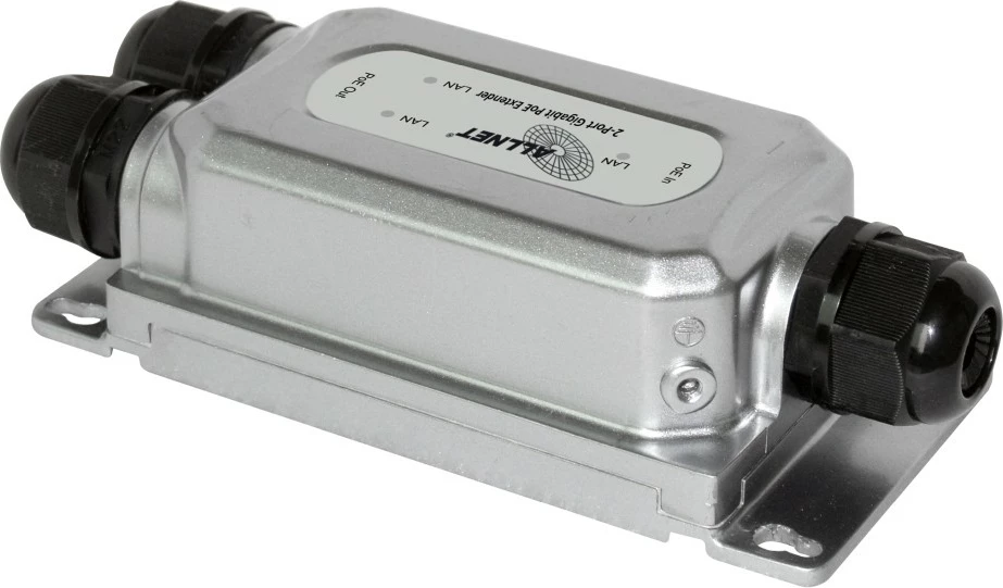 Repeater rrjeti ALLNET ALL-PR2013O-30W, 1000 Mbit/s, Ethernet LAN, e zezë, argjend