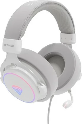 Kufje Genesis Neon 764 RGB, të bardha