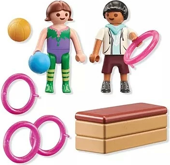 Set lodrash Playmobil Special Plus 71757, Gjimnastikë për fëmijë, 11 pjesë