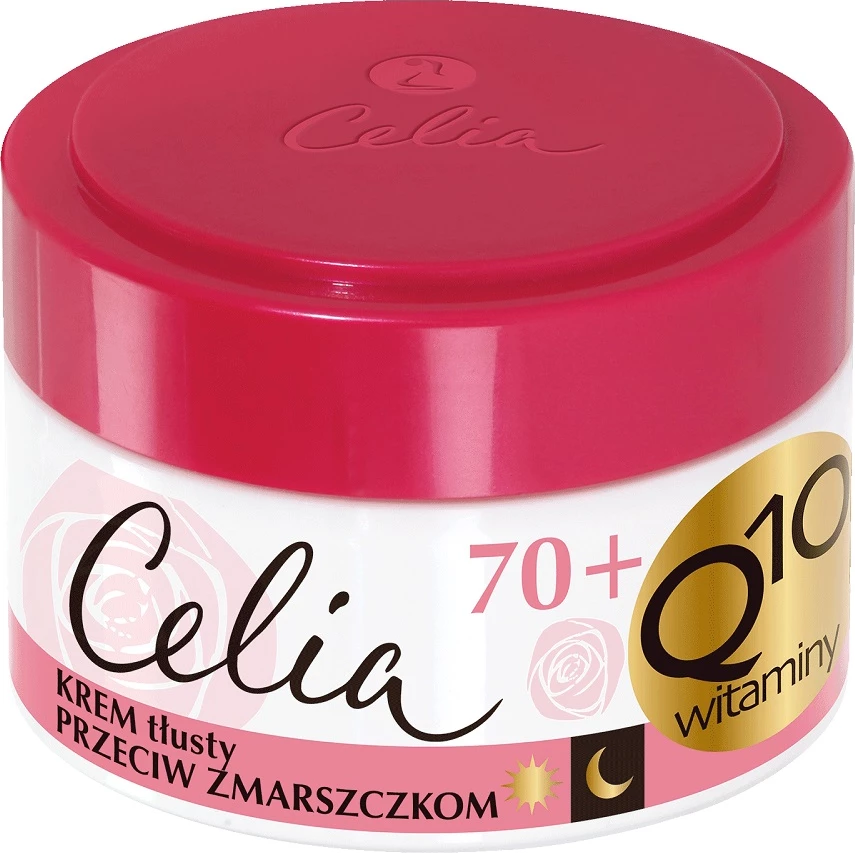 Krem për fytyrë kundër rrudhave Celia Q10 Vitamins me kolagjen për ditë dhe natë për femra 50ml