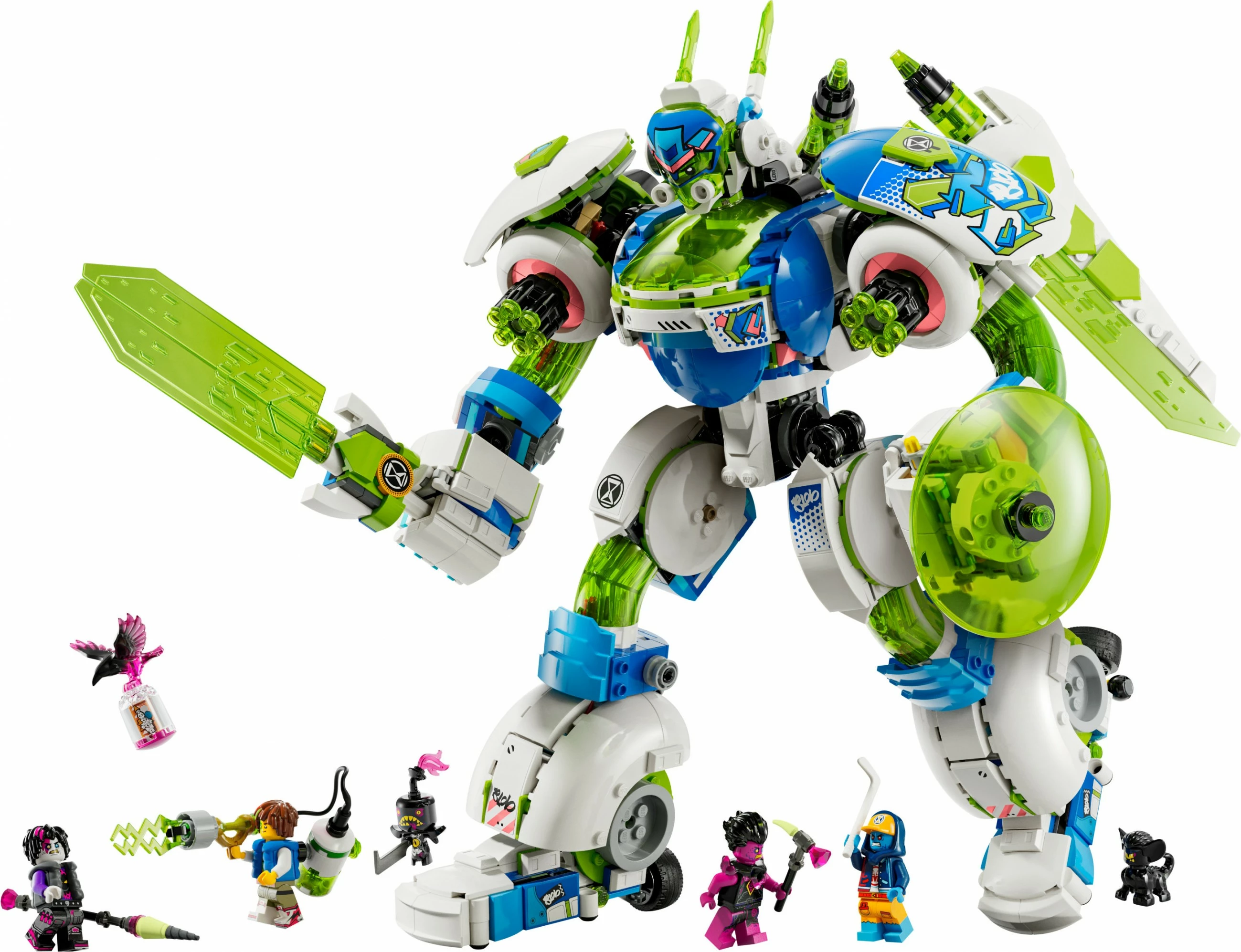 Set ndërtimi LEGO DREAMZzz 71485 Mateo dhe Z-Blob Mech Kalorësi, shumëngjyrësh