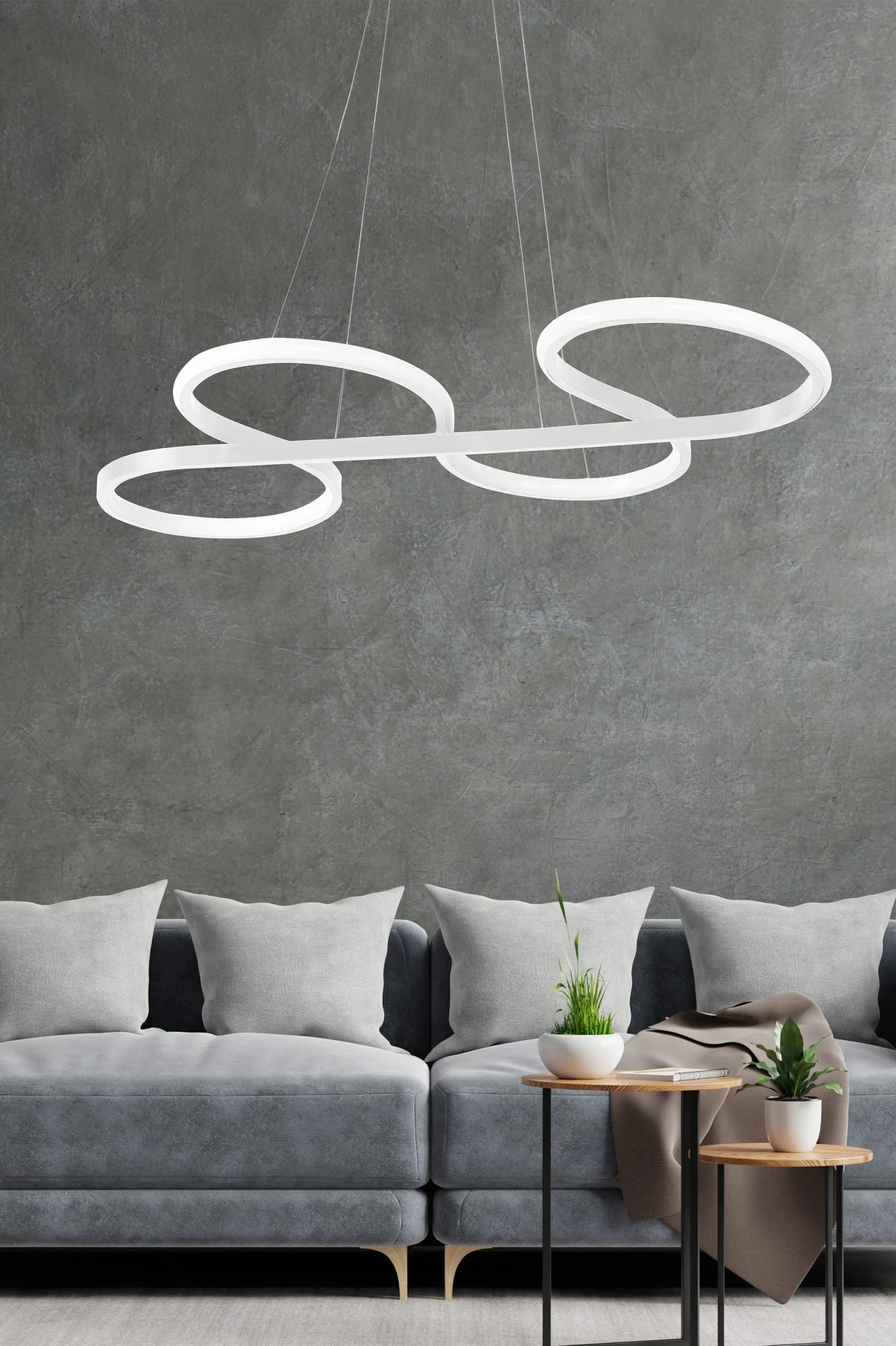 Llambë tavani Opviq, Swing, e bardhë, dritë e verdhë