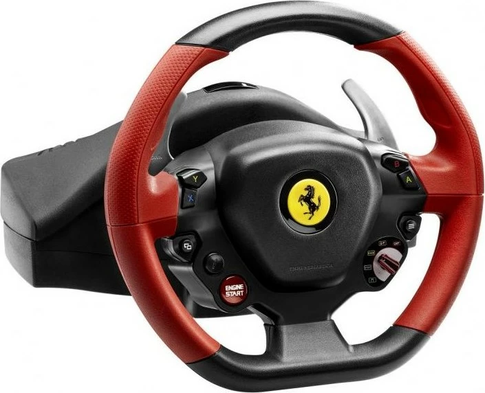 Timoni Thrustmaster Ferrari 458 Spider, Xbox One, D-pad, me kabllo, zi, kuq