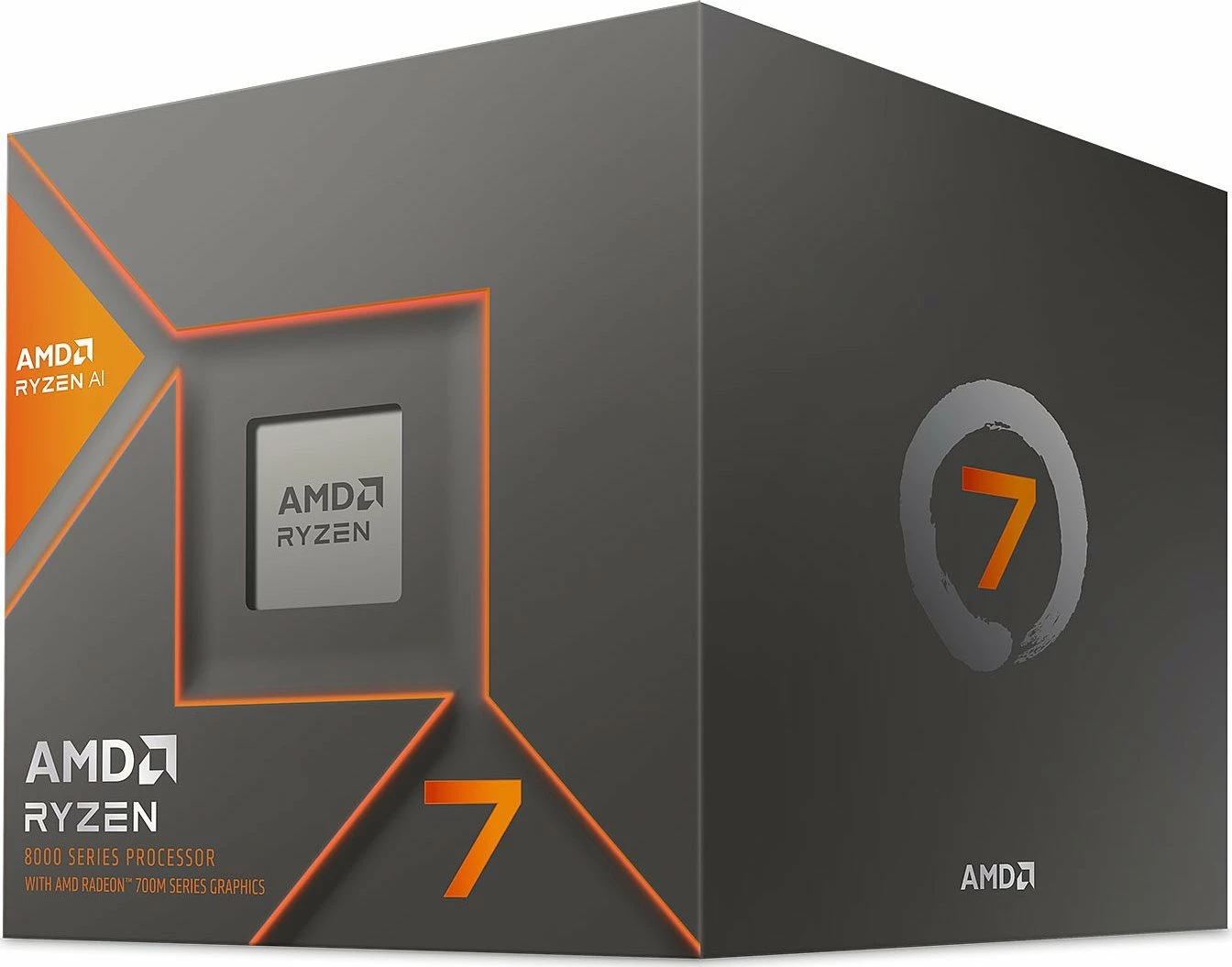 Procesor AMD Ryzen 7 8700G 8-bërthama/16-thread 4.2GHz (Turbo 5.1GHz) 16MB L3 Socket AM5 me Radeon 780M, BOX