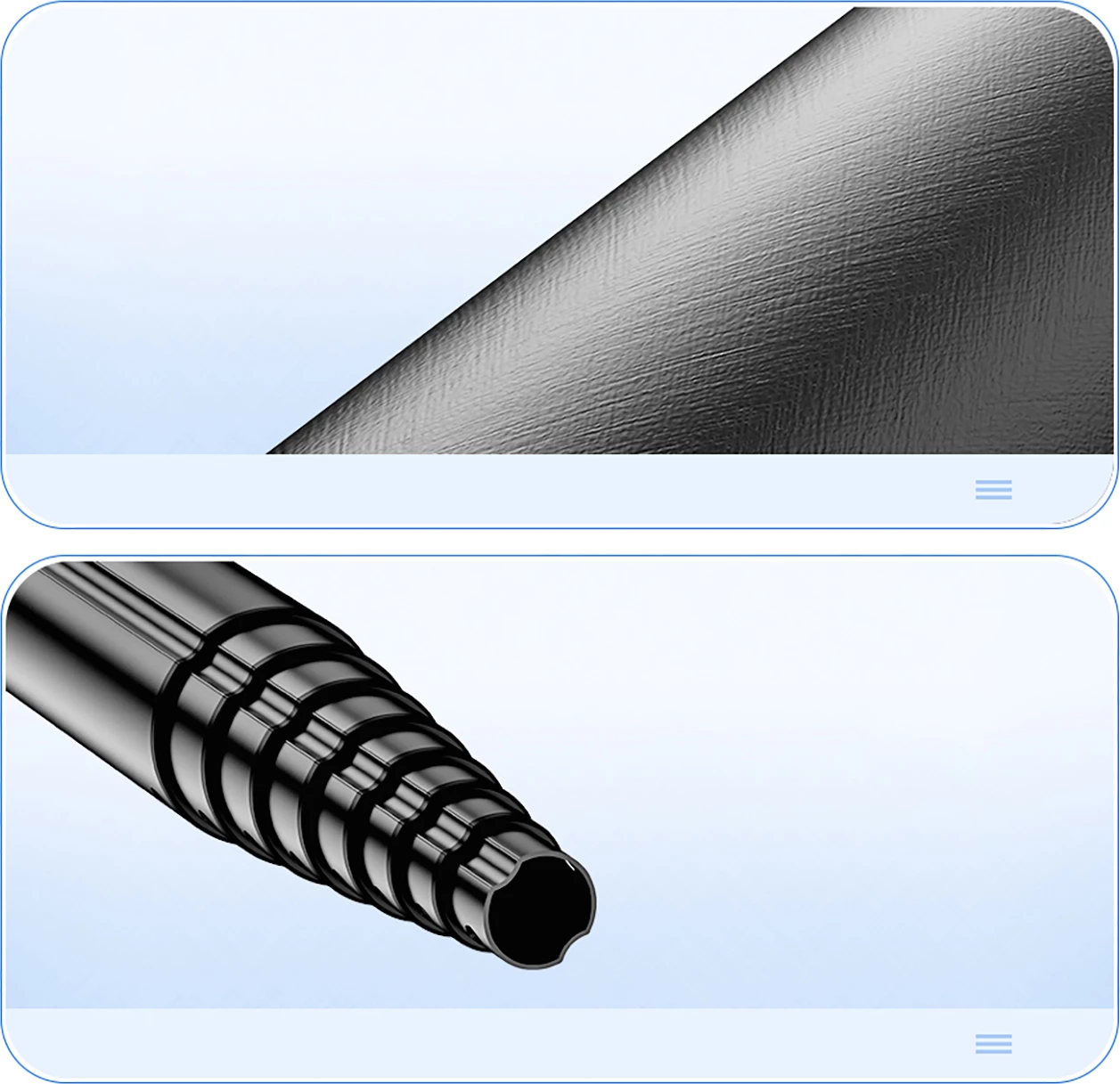 Selfie stick Hurtel WC12YDS tripod teleskopik me dy llampa, 1.3m, Bluetooth, i zi