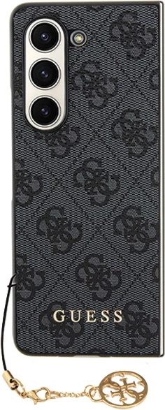 Mbështjellës Guess GUHCZFD5GF4GGR F946 për Samsung Galaxy Z Fold5, 4G Charms, Gri